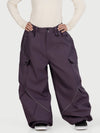 Women's Camden Punk Reflective Street Utility Cargo Snow Pants – Baggy Freestyle Fit