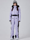 Women's Alpine Elegance Faux-Fur All-Inclusive Ski Overalls