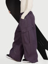 Women's Camden Punk Reflective Street Utility Cargo Snow Pants – Baggy Freestyle Fit