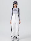 Women's Searipe Retro Vibe Elegant Stretch Flare Ski Bibs Overalls