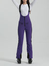 Women's Gsou Snow Elegant Flare Ski Bibs Pants