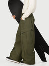 Men's Camden Punk Reflective Street Utility Cargo Snow Pants – Baggy Freestyle Fit