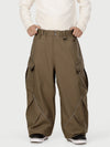 Men's Camden Punk Reflective Street Utility Cargo Snow Pants – Baggy Freestyle Fit