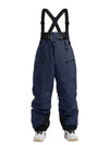 Men's Gsou Snow Durable Mountain Pro All Function Cargo Snow Bibs Pants