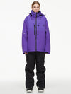 Women's Arctic Queen Mountain Windbreaker Thermal Snow Suits with Overalls Bibs