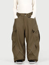 Women's Camden Punk Reflective Street Utility Cargo Snow Pants – Baggy Freestyle Fit