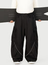 Men's Camden Punk Reflective Street Utility Cargo Snow Pants – Baggy Freestyle Fit