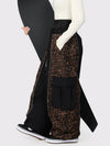Women's Wild Motion Reflective Colorblock Extra Baggy Snow Pants