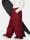Men's UrbanCraft Utility Freeride Baggy Snowboard Pants with Reinforced Panels