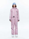 Men's High Experience Checkerboard Sleeve Urban Style One Piece Snowboard Suits