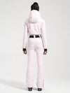 Women's Gsou Snow Classic Belted Flare Ski Suit One Piece