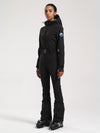 Women's Gsou Snow Classic Belted Flare Ski Suit One Piece