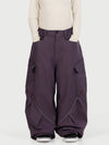 Women's Camden Punk Reflective Street Utility Cargo Snow Pants – Baggy Freestyle Fit
