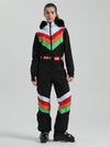 Women's Gsou Snow Padded V Stripe Ski Suit