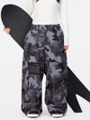 Women's Nightline Park Rider Reflective Trim Cargo Pockets Baggy Snow Pants