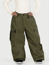 Women's Camden Punk Reflective Street Utility Cargo Snow Pants – Baggy Freestyle Fit
