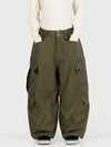 Women's Camden Punk Reflective Street Utility Cargo Snow Pants – Baggy Freestyle Fit