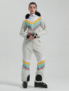 Women's Gsou Snow Padded V Stripe Ski Suit