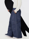 Men's UrbanCraft Workwear Baggy Snow Pants with Enhanced Knee Mobility Design
