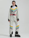 Women's Gsou Snow Padded V Stripe Ski Suit