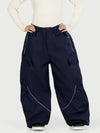 Women's Camden Punk Reflective Street Utility Cargo Snow Pants – Baggy Freestyle Fit