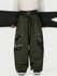 Men's Wild Motion Multi Pocket Reflective Colorblock Super Baggy Snow Pants