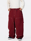 Men's UrbanCraft Utility Freeride Baggy Snowboard Pants with Reinforced Panels