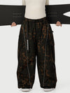 Women's Wild Motion Reflective Cargo Pockets Extra Baggy Snow Pants