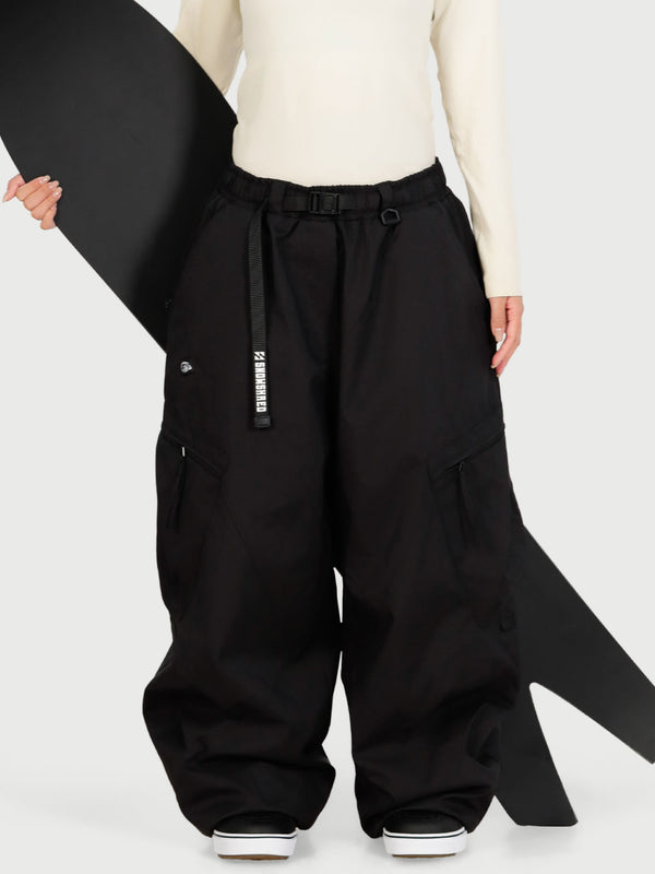Women's TerrainFlex Freestyle Oversized Cargo Snow Pants – Crew Edition
