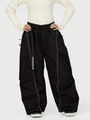 Women's Wild Motion Reflective Cargo Pockets Extra Baggy Snow Pants