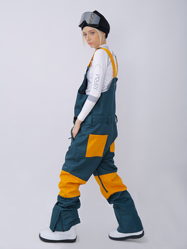 Women's Snowverb Alpine Ranger Bibs Overall Snowboard Pants-SALE