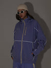 Women's Air Pose Neon Reflective Stripe Snow Jacket
