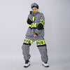 Dawnski Women's Street Style Plaid Snow Suits