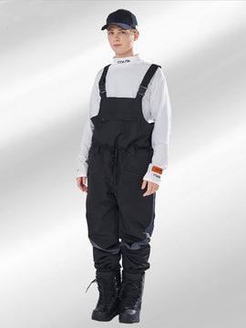 Men's RIVIYELE Slope Style Reflective Winter Snow Ski Pants Snow Bibs