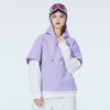 Women's Smiley Face Fleece Snow Hoodie
