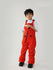 Kid's Air Pose Oblique Zipper Cargo Snow Bibs Pants