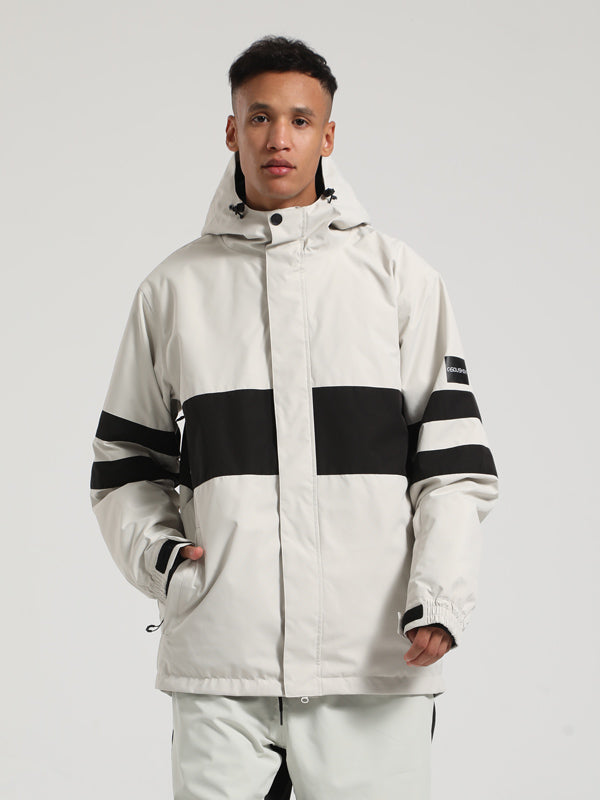 Men's Gsou Snow Light Zone Stripe Snow Jacket