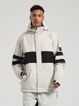 Men's Gsou Snow Light Zone Stripe Snow Jacket