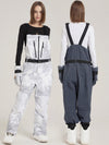 Women's GlacierGlow Insulated Bib Overalls Denim Pants