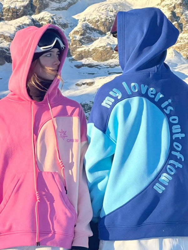 Women's Snowall Unisex Couples Snowmoon Snow Hoodie