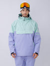 Men's Dawnski Alpine Ranger Pullover Anorak Jacket Colorblock Snow Hoodie