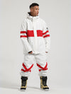 Men's Gsou Snow Light Zone Stripe Two Piece Snowsuit