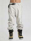 Men's Gsou Snow Reflective Pinstriped Letter Snow Pants
