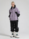 Women's Gsou Snow Glowing Snowboard Jacket & Pants Sets