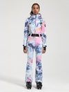 Women's Gsou Snow Classic Belted Flare Ski Suit One Piece