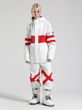Women's Gsou Snow Light Zone Stripe Two Piece Snowsuit