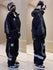Women's John Snow Unisex Snow Addict Street Fashion Two Pieces Winter Snowsuit