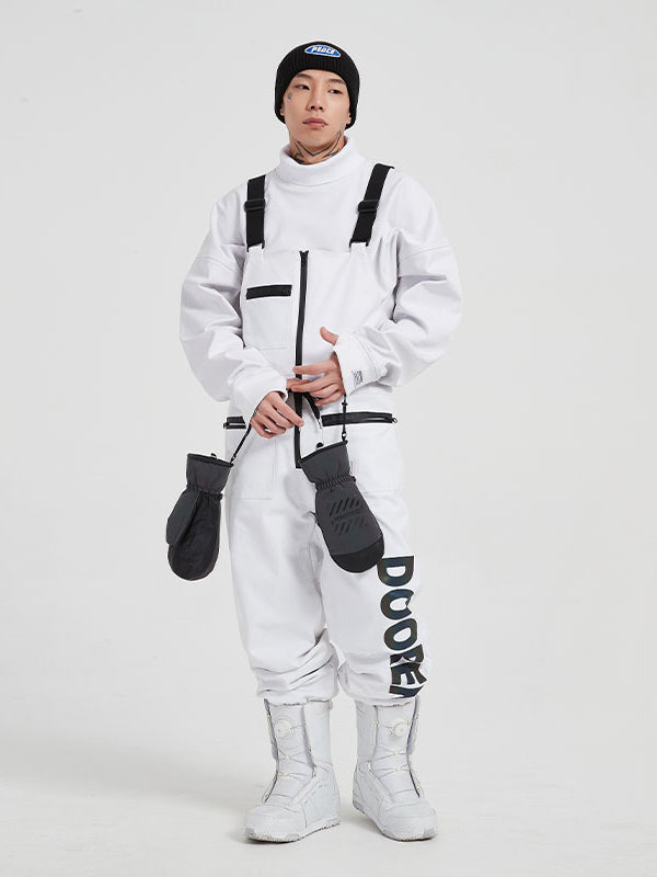 Men's Doorek Unisex Winter Killer Reflective Insulated Snow Pants Bibs