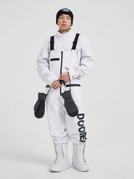 Men's Doorek Unisex Winter Killer Reflective Insulated Snow Pants Bibs