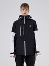 Men's RAWRWAR Powder Space Colorblock Sleeve Winter Parka Snow Jacket